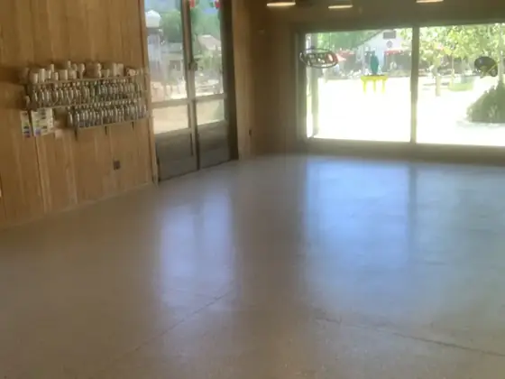 Finished commercial concrete coating by Epoxy Pros